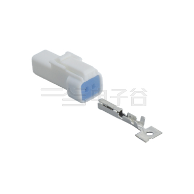 Pitch 2.00mm 线对线单排防水IP67 Male Housing 2Pin 白色